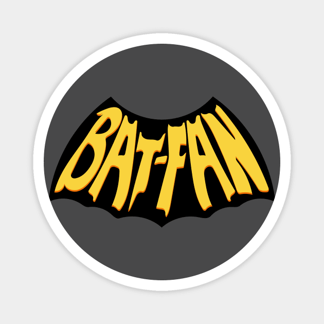Bat-Fan! Magnet by Doc Multiverse Designs